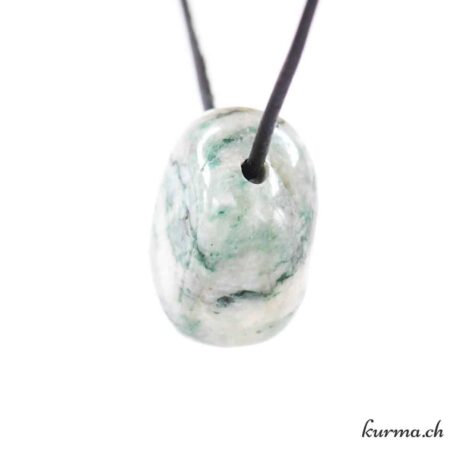 Mariposit und Dolomit - Anhänger aus durchbohrtem Stein