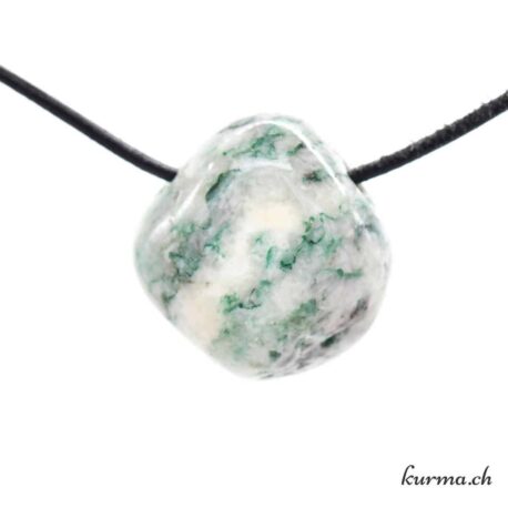 Mariposit und Dolomit - Anhänger aus durchbohrtem Stein