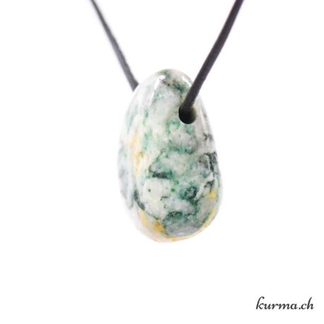 Mariposite et Dolomite bijou en pierre roulée