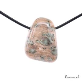 Nundérite - Épidote et Quartz bijou en pierre percée