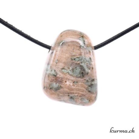 Nundérite - Épidote et Quartz bijou en pierre percée
