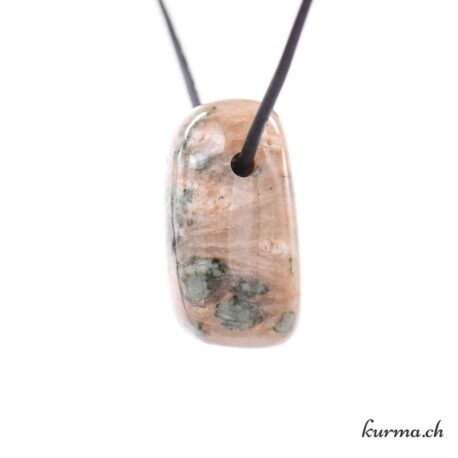 Nundérite - Épidote et Quartz bijou en pierre percée