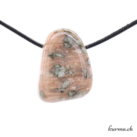 Nundérite - Épidote et Quartz bijou en pierre percée