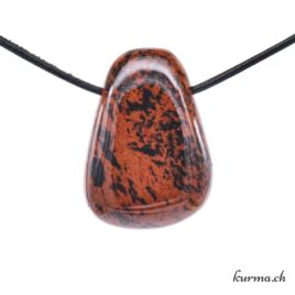Obsidienne acajou en pendentif