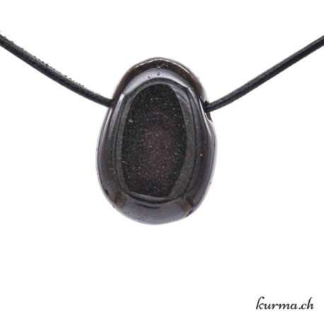 Obsidienne dorée pendentif pierre