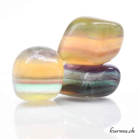 Pierre Roulée Fluorite Jaune Brune M - N°12994.5-2 disponible dans la boutique en ligne Kûrma. Votre magasin de pierre et minéraux en suisse