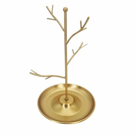 arbre-à-bijoux-en-métal-doré-avec-socle-coupelle-11676