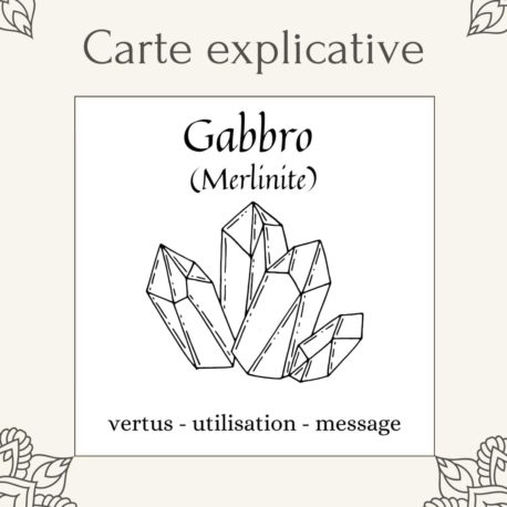 Gabbro disponible dans la boutique en ligne Kûrma. Votre magasin de pierre et minéraux en suisse