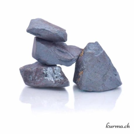Pierre Brute Hematite M - N°14021.5-2 disponible dans la boutique en ligne Kûrma. Votre magasin de pierre et minéraux en suisse