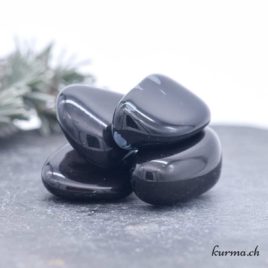Obsidienne flocon de neige – Pierre roulée – Taille S