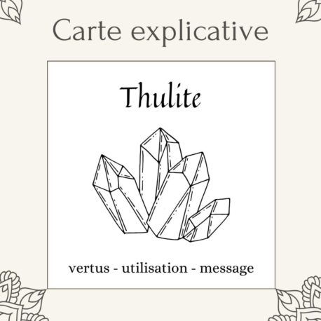 Thulite disponible dans la boutique en ligne Kûrma. Votre magasin de pierre et minéraux en suisse
