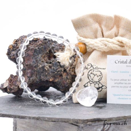 Pack Bracelet Coeur Cristal de Roche-2 disponible dans la boutique en ligne Kûrma. Votre magasin de pierre et minéraux en suisse