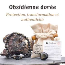 Assortiment Cadeau du coeur – Obsidienne Dorée – N°14309