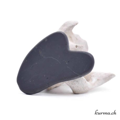 Palme Gua Sha - Shungite 8cm - Nº13977-3 disponible dans la boutique en ligne Kûrma. Votre magasin de pierre et minéraux en suisse