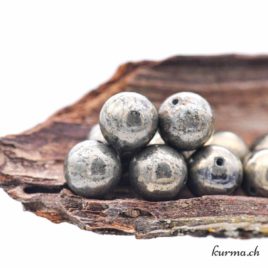 Pyrite – Perles 10mm – N°13792