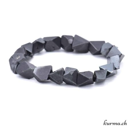Bracelet Magnétite Cristal Poli - Nº14118-1 disponible dans la boutique en ligne Kûrma. Votre magasin de pierre et minéraux en suisse
