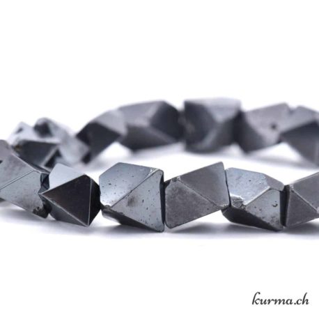 Bracelet Magnétite Cristal Poli - Nº14118-2 disponible dans la boutique en ligne Kûrma. Votre magasin de pierre et minéraux en suisse