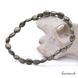 Bracelet Pyrite ovale 6x8mm – N°14152