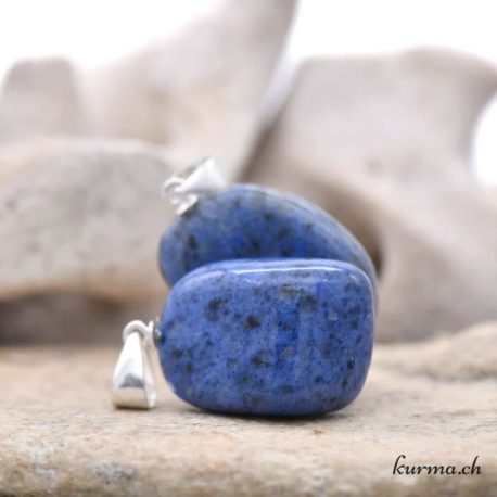 Pendentif Dumortiérite (c) - N°14301-2 disponible dans la boutique en ligne Kûrma. Votre magasin de pierre et minéraux en suisse