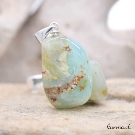 Pendentif Opale des Andes (i) - N°14427-1 disponible dans la boutique en ligne Kûrma. Votre magasin de pierre et minéraux en suisse