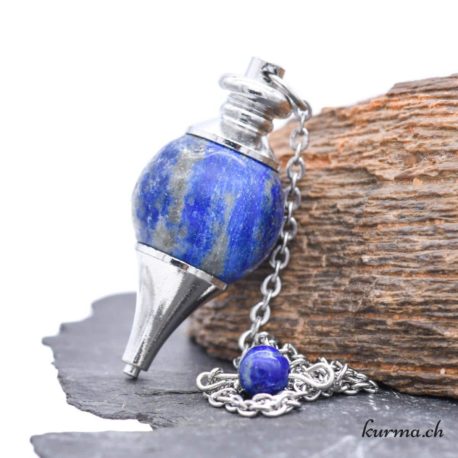 Pendule - Lapis Lazuli-Séphoroton 4cm-Nº13993-1 disponible dans la boutique en ligne Kûrma. Votre magasin de pierre et minéraux en suisse