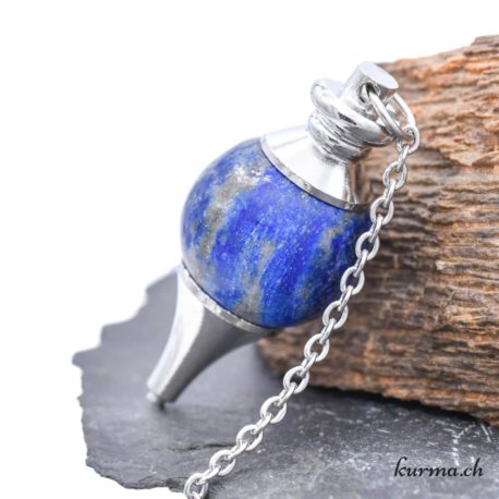 Pendule - Lapis Lazuli-Séphoroton 4cm-Nº13993-2 disponible dans la boutique en ligne Kûrma. Votre magasin de pierre et minéraux en suisse
