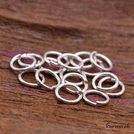 Anneau Ouvert 6x0.8mm Argent 925  2 disponible dans la boutique en ligne Kûrma. Votre magasin de pierre et minéraux en suisse