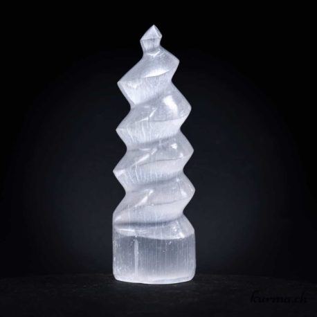 Spirale Sélénite - N°1-1 disponible dans la boutique en ligne Kûrma. Votre magasin de pierre et minéraux en suisse