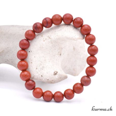 Bracelet Jaspe Rouge - Enfant - 6mm N°14671-31 disponible dans la boutique en ligne Kûrma. Votre magasin de pierre et minéraux en suisse