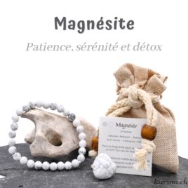 bracelet coeur Magnésite