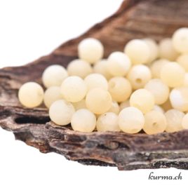 Perles Calcite jaune mate 4mm