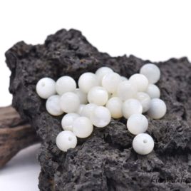 White mother-of-pearl - Beads 6-6.5mm