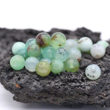 Perle Opale des Andes Verte 7-7.5mm 1 disponible dans la boutique en ligne Kûrma. Votre magasin de pierre et minéraux en suisse