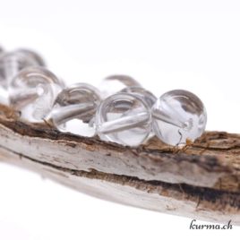 Perles Cristal de roche 10mm