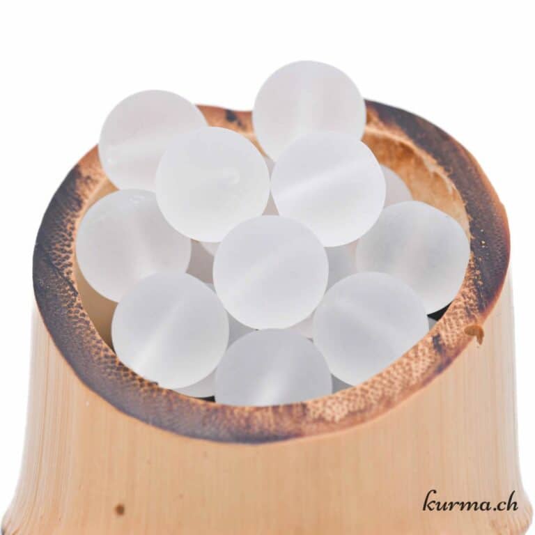 10 Perles En Cristal De Roche Quartz - Rondelles Heishi 5-9mm, Blanc, Pour Création Bijoux
