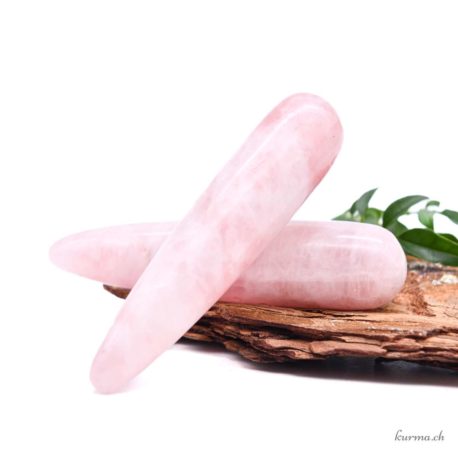 Bâton de massage Quartz rose