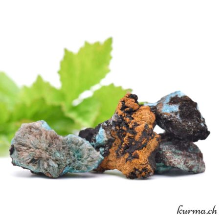 Minéraux Aurichalcite- Nº8006-21 disponible dans la boutique en ligne Kûrma. Votre magasin de pierre et minéraux en suisse