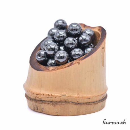 Perle Hématite 8-8.5mm -3 disponible dans la boutique en ligne Kûrma. Votre magasin de pierre et minéraux en suisse