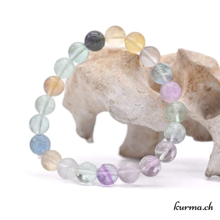 Bracelets en Fluorite – Pierre naturelle lithothérapie Étiqueté 4 mm - My Roller Stone