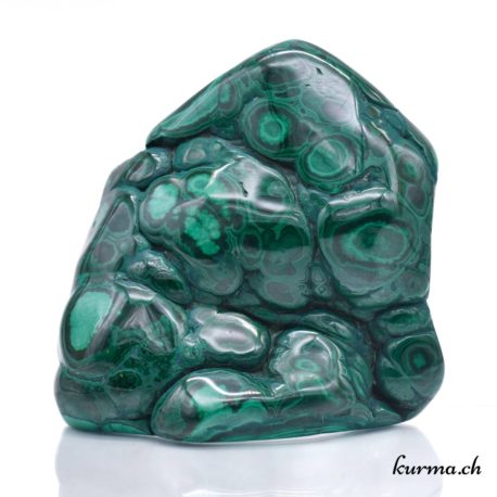 Menhir en malachite naturelle