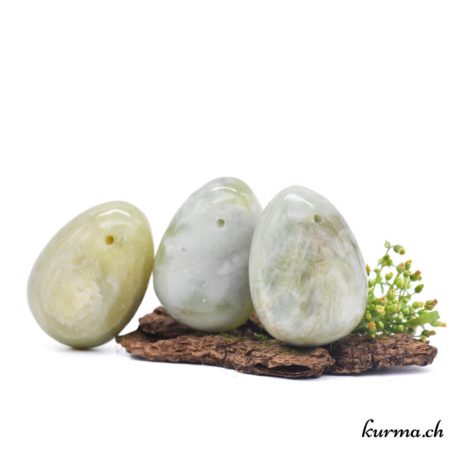 Acheter Oeuf de Yoni - Jade de Chine (set) - 1 dans la boutique en ligne Kûrma. Spécialisé dans des pierres de qualité directement importer depuis les artisans lapidaires.