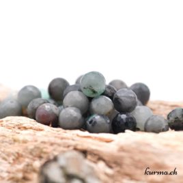 Emeraude – Perles 5,5-6mm – Facettes – N°15259
