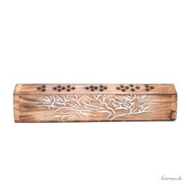 Porte-encens – Bois – Coffret arbre de vie 30cm – N°15600