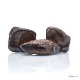 Bronzite – Enstatite – Pierre roulée – Taille XS