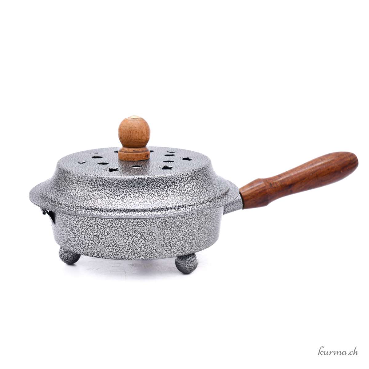 Brûleur D'encens Traditionnel En Métal Avec Pince - Pour Méditation, Yoga, église Ou Décoration Maison