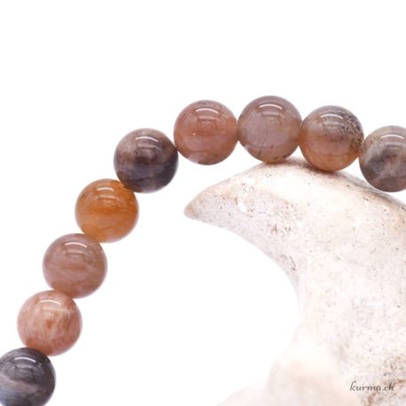 Acheter Bracelet Pierre de Soleil Noire 'AA' perles 6mm - N°16161-2 dans la boutique en ligne Kûrma. Spécialisé dans des pierres de qualité directement importer depuis les artisans lapidaires.