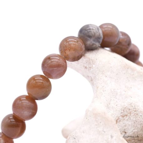 Acheter Bracelet Pierre de Soleil Noire 'AA' perles 8mm - N°16162-3 dans la boutique en ligne Kûrma. Spécialisé dans des pierres de qualité directement importer depuis les artisans lapidaires.