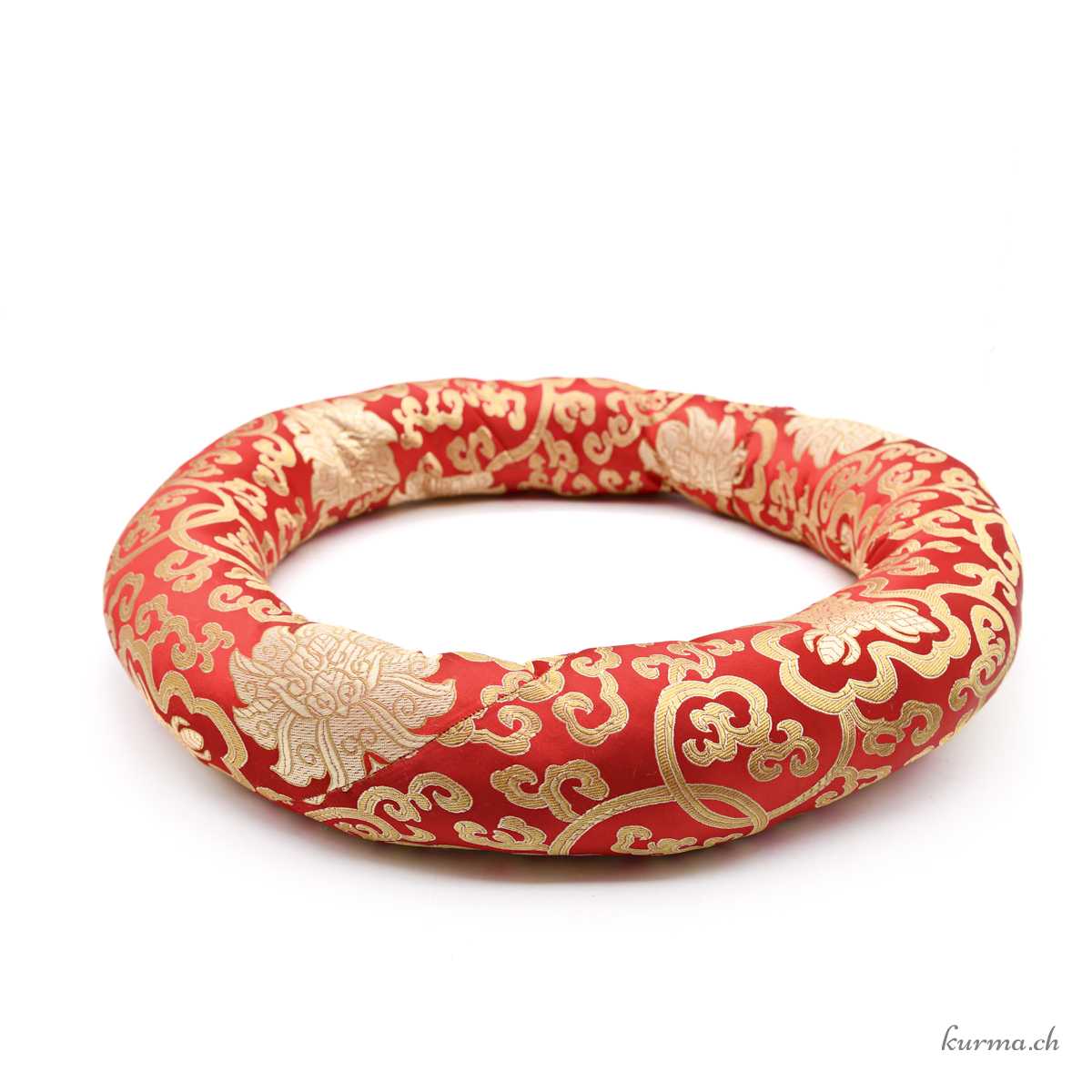 Coussin Support Pour Bol Chantant Tibétain - Diamètre ~12cm - Coton, Antidérapant - Pour Méditation Et Yoga