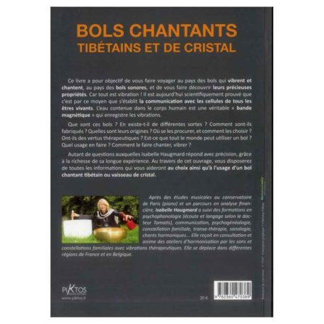 Bols chantants tibétains et de cristal 9782360470389-2 disponible en ligne et dans la boutique Kûrma.