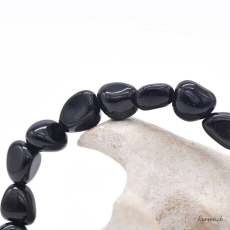 Bracelet Obsidienne Larme d'Apache nuggets - N°-2 disponible en ligne et dans la boutique Kûrma.